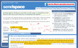 Speedy de Telefonica - Sendspace - Velocidad de Upload