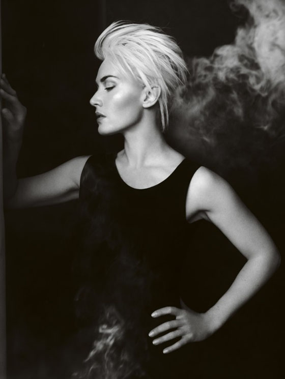 kate winslet haircut vogue. Kate Winslet for Vogue UK by