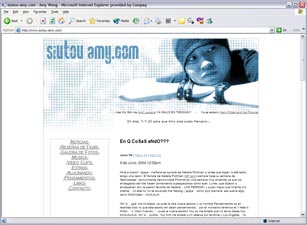 siutou-amy.com website - April 18th 2004