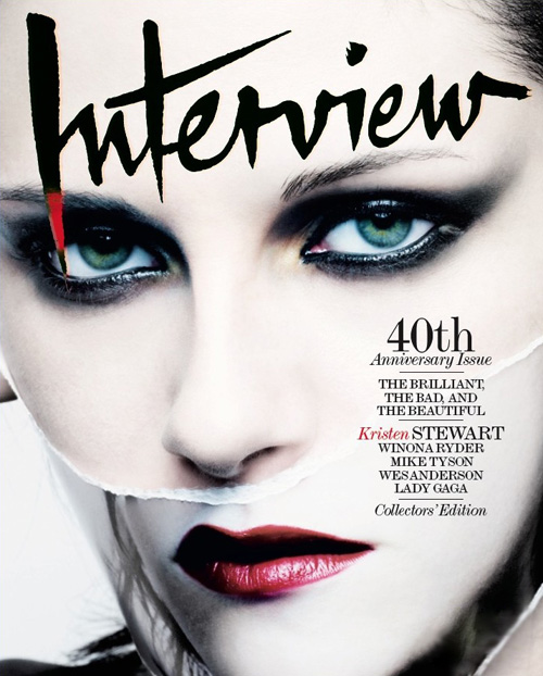 Kristen Stewart for Interview Magazine by Craig McDean